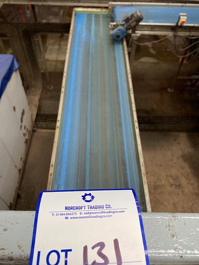 Used Stainless Steel Conveyor Belt 4.5m L 1m W