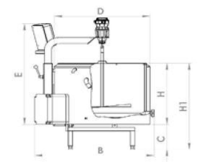 Cheese Kettle SK50 - 650