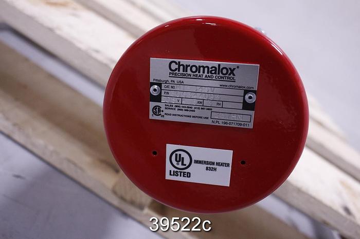 Used Chromalox MT-345V Screw Plug Immersion Heater #39522