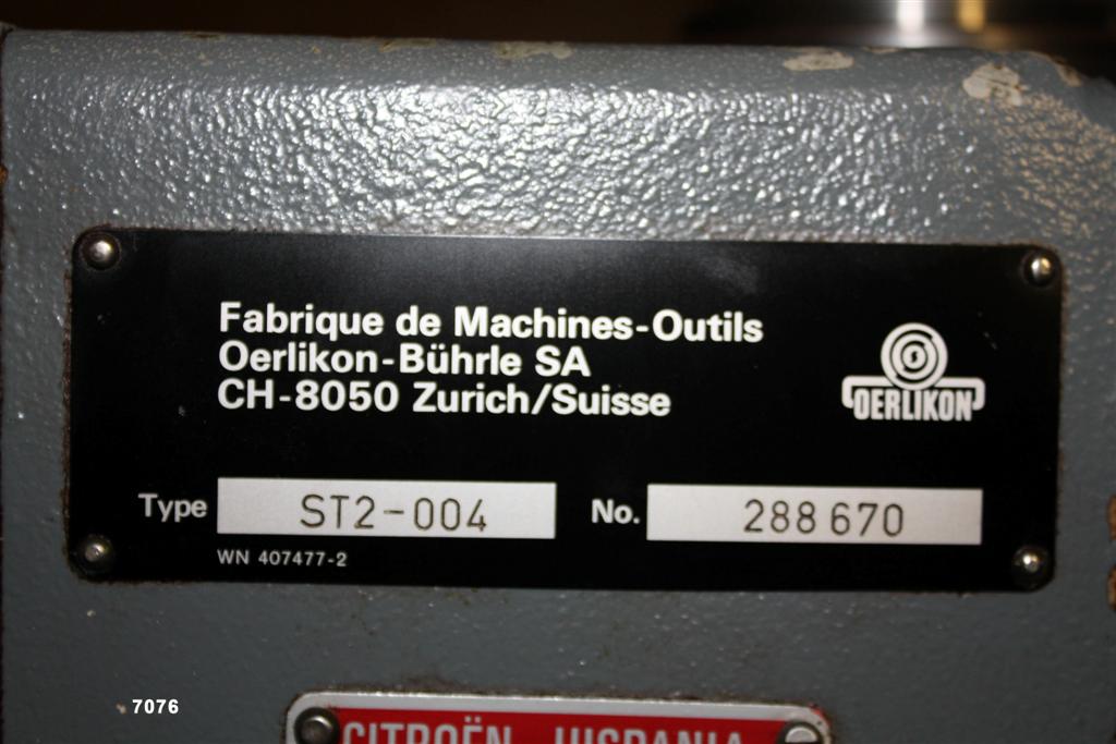 Usado OERLIKON ST 2 - 004 Comprobadoras de engranajes #7076