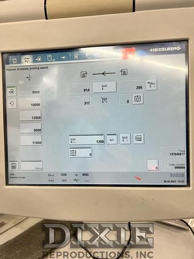 Used 2007 Heidelberg CD74-5P-L- (F Series)