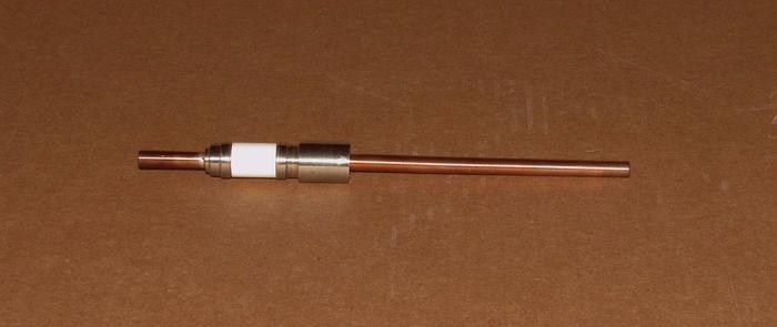 Used MDC Weldable Power Feedthrough w/ Ceramic Insulator Seal (3502)