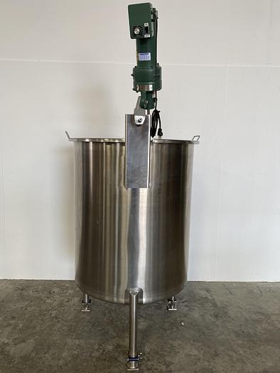 Used T&C  T-201 800 Liter Stainless Steel Mixing Tank w/ Agitator and Load Cells