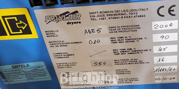 Used ADE 5 Used Compressor Air Dryer #BM2275