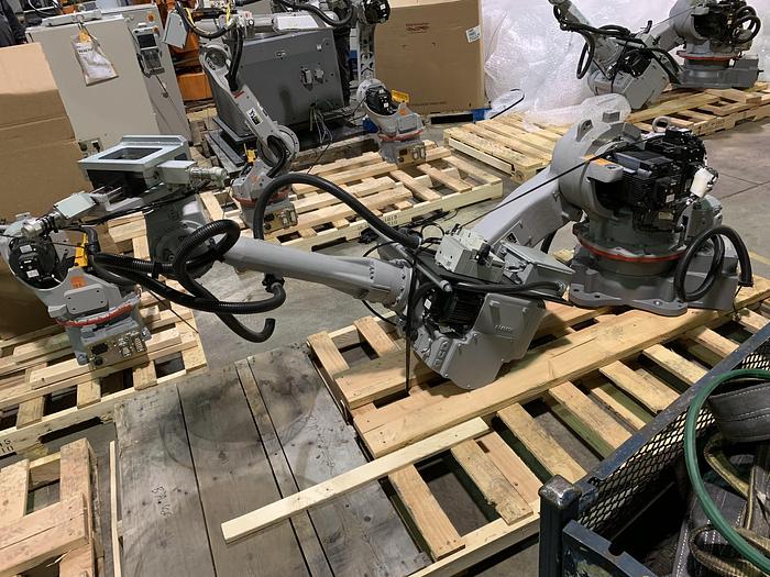 Used MOTOMAN UP50N (HP50) 50KG X 2046MM REACH 6 AXIS CNC ROBOT WITH NX100 CONTROL