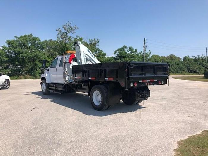 Used 2008 GMC 7500 Crew Cab Dump Bed 9,590 lb Knuckle Boom - C08711