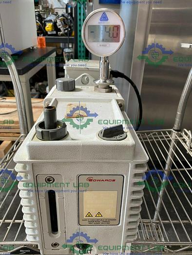 Used Edwards E2M28 Rotary Vacuum Pump 21 CFM w/ 1.2 HP Motor 240V