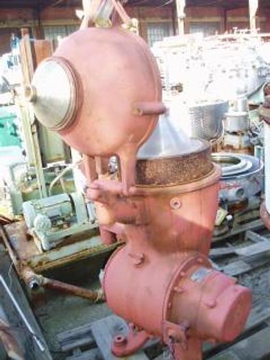 Used Centrifuge, Disc, Batch, Solids Retaining, Delaval, 194, #S203027