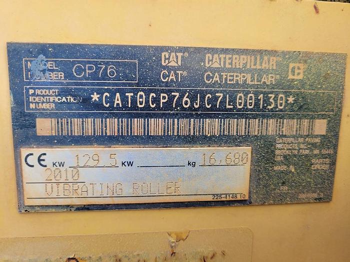 Used 2010 CAT CP76