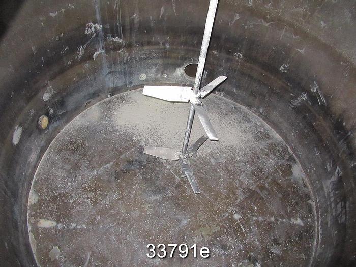 Used Stainless Steel Clay Slurry Tank, 18x34x15 #33791