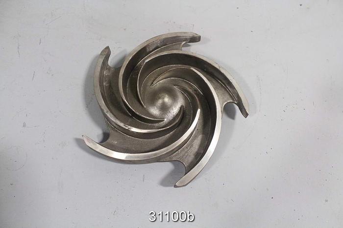 Used Goulds 3196 3x4x10 5 Vane Pump Impeller #31100