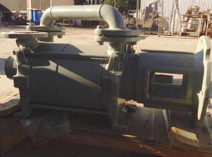 Used Pump, Vacuum, 10 HP, Travaini, Liquid Ring, 1.5" In/Out #S743029