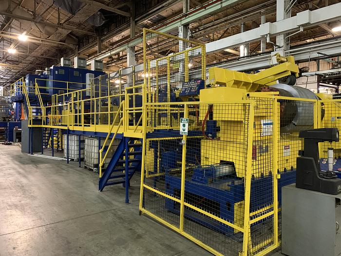 Used 84" Automatic Feed Co. Blanking Coil Feedline