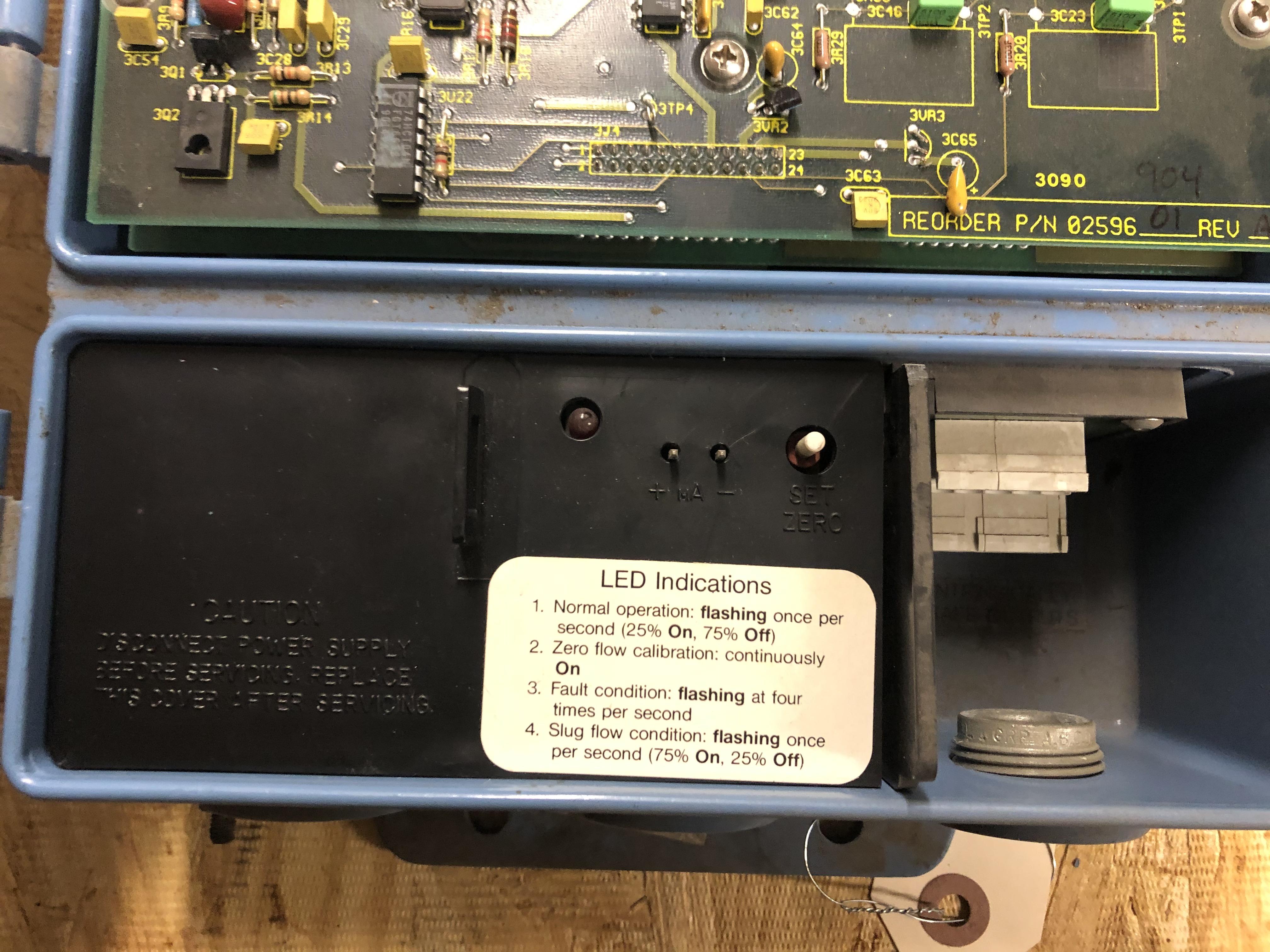 Used MICRO MOTION RFT9712 1PRU FLOW METER