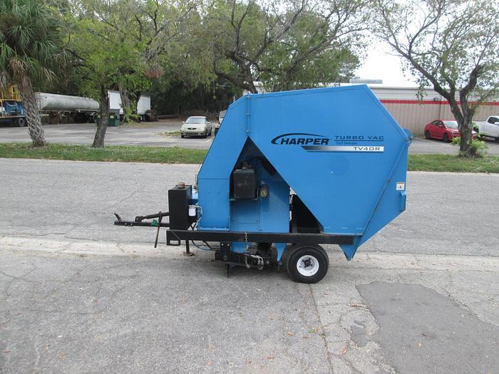 Used 2012 Harper TV40R Turf Sweeper Turbo Vac
