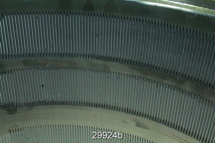 Unused Black Clawson P24 Stainless Steel Pressure Screen Basket with 0.018" Slots #29924