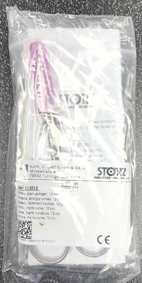 Used Karl Storz Fomon Strong Curved Scissors 513612