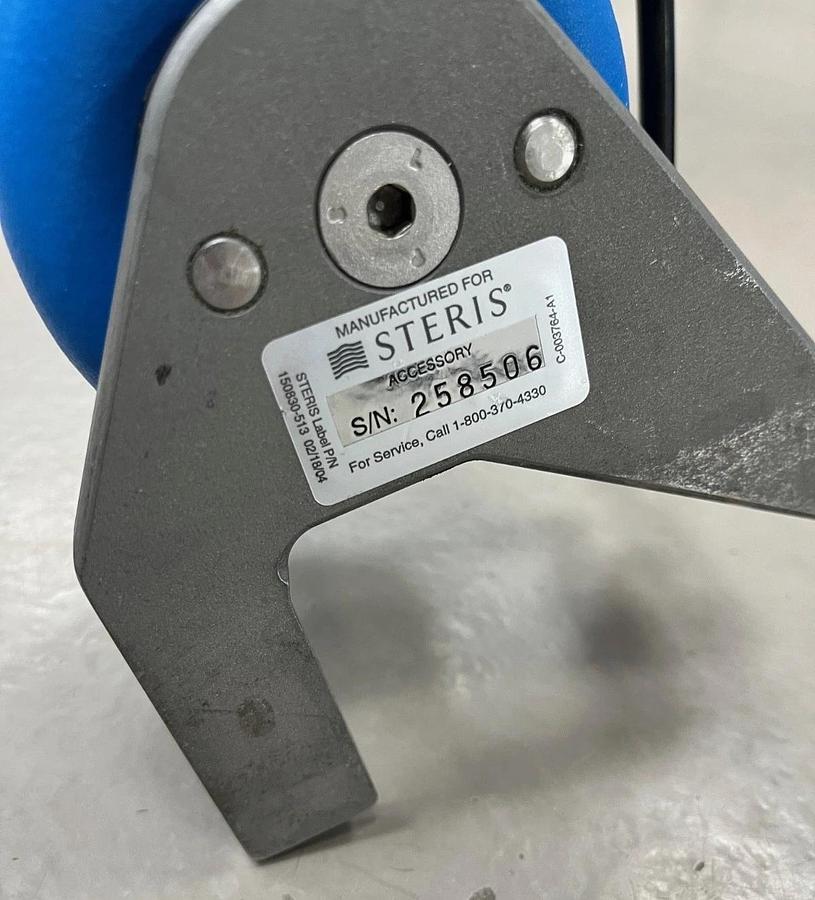 Used Steris Power Lift Stirrups w Padding & Clamps