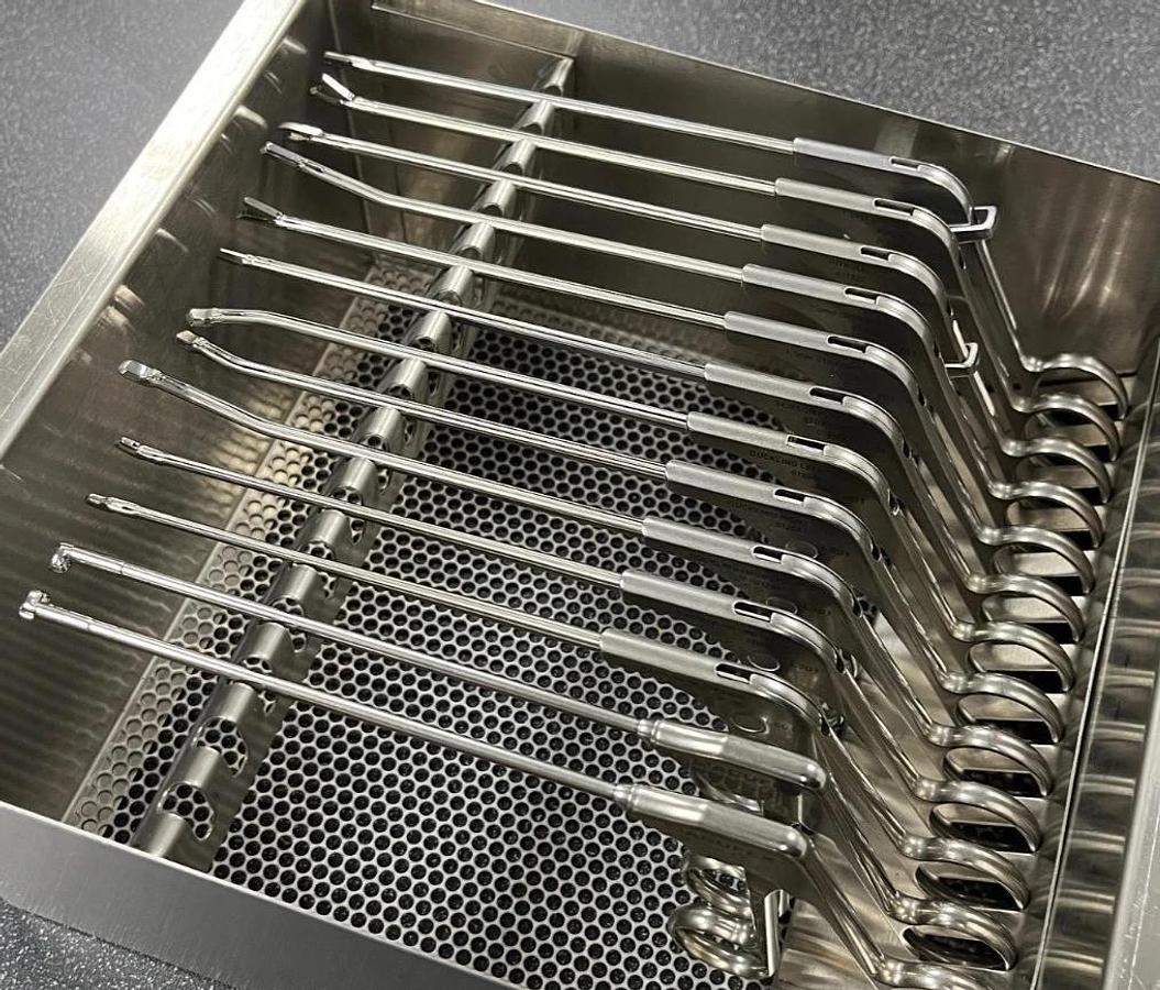 Used Acufex Arthroscopic Punches & Graspers With Tray - Set of 13