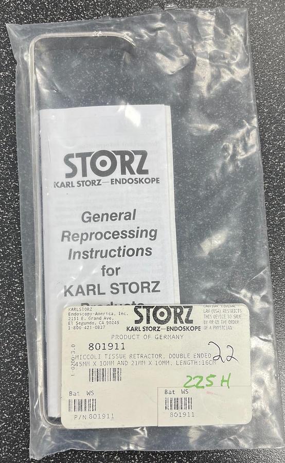 Storz 16cm Double Ended Miccoli Tissue Retractor - 801911