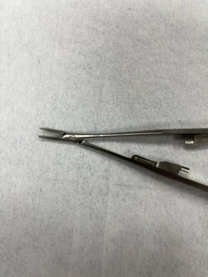 Used Jarit 355-407 5.5" Castroviejo Surgical  Needle Holder