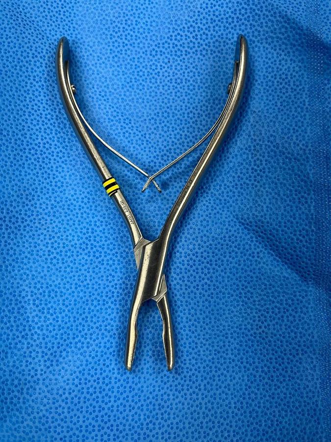Used Jarit Surgical Hartmann Rongeur 230-121 - 5.4mm Bite, Half Curved, 5-3/4"