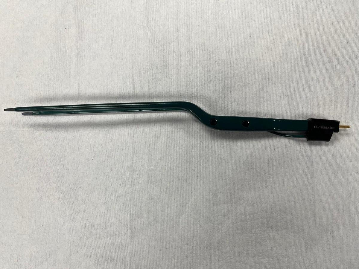 Used Kirwan Hardy 8.5" Bipolar Forceps Non-Stick With Stop 0.5mm tip 12-1635AU