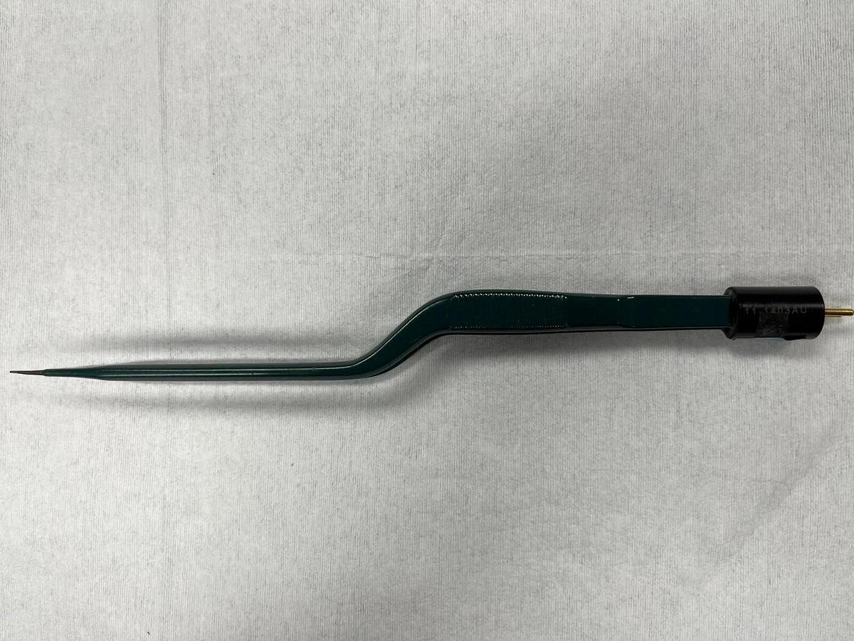 Used Kirwan Gerald 7.5" Bayonet Non-Stick Bipolar Forceps 11-1403AU