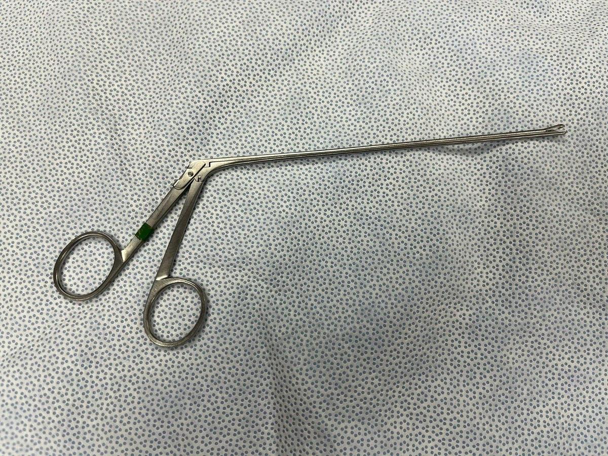 Used Integra Jarit Decker Microsurgical Rongeur 285-110 Straight 6" 2mm x 8mm Cup