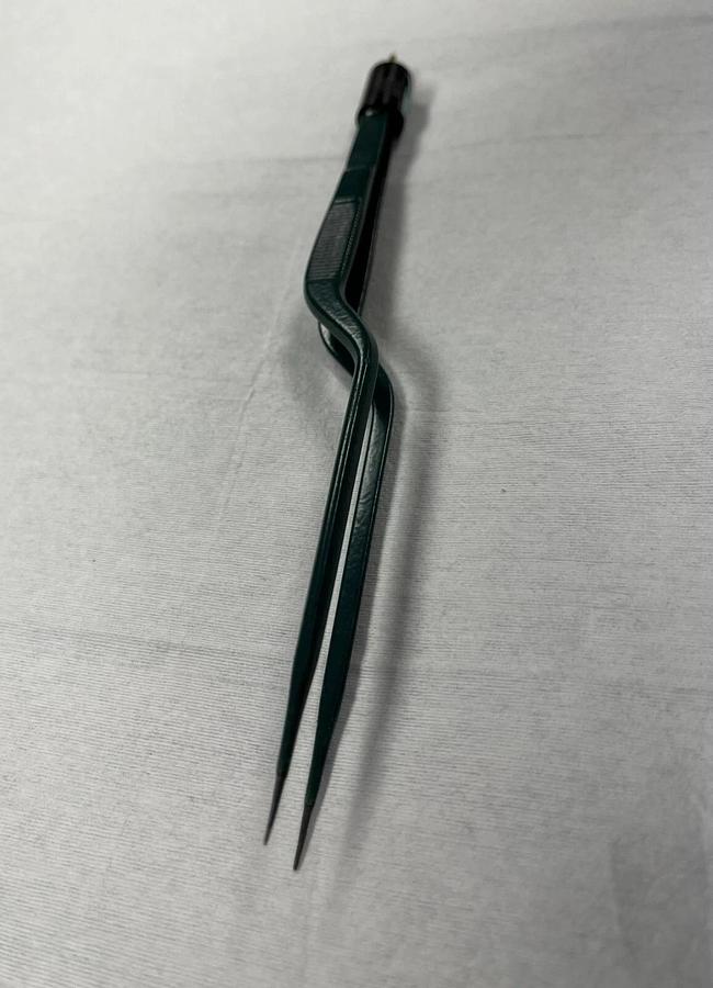 Used Kirwan Gerald 7.5" Bayonet Non-Stick Bipolar Forceps 11-1403AU
