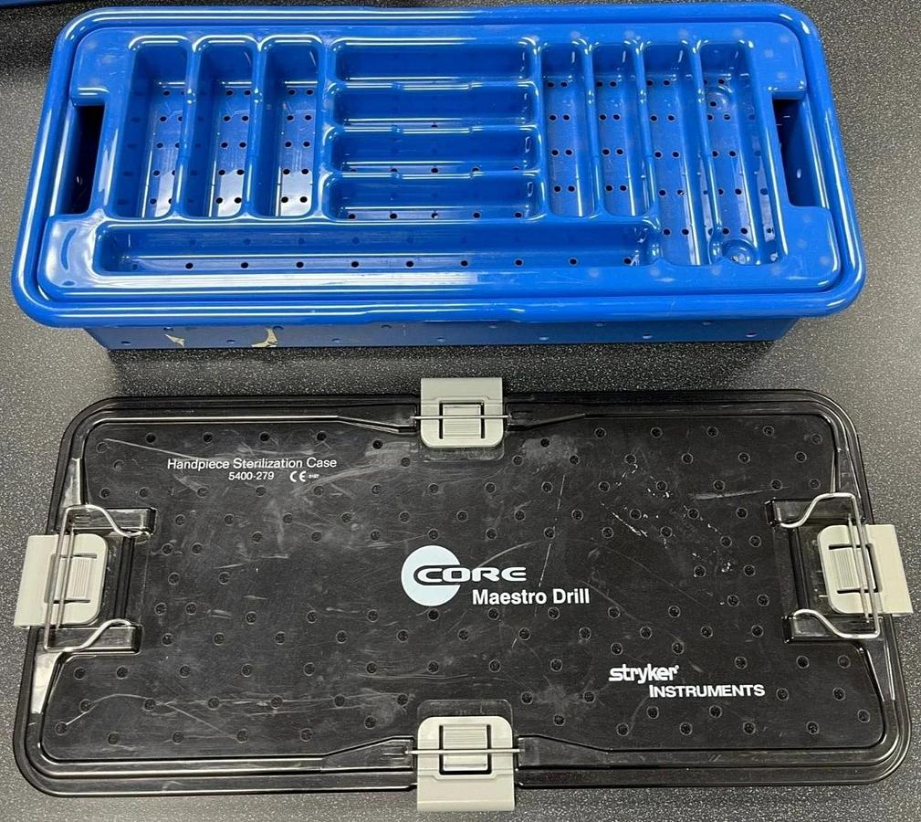 Used Stryker Handpiece Sterilization Case 5400-279