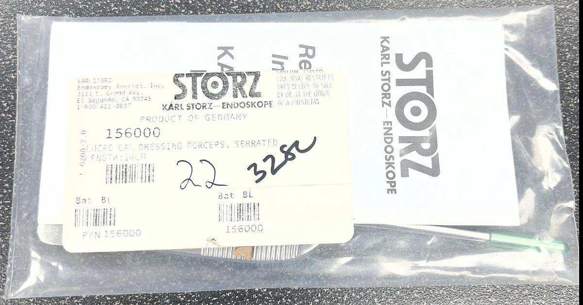 Storz 14cm Lucae Ear Dressing Forceps - 156000