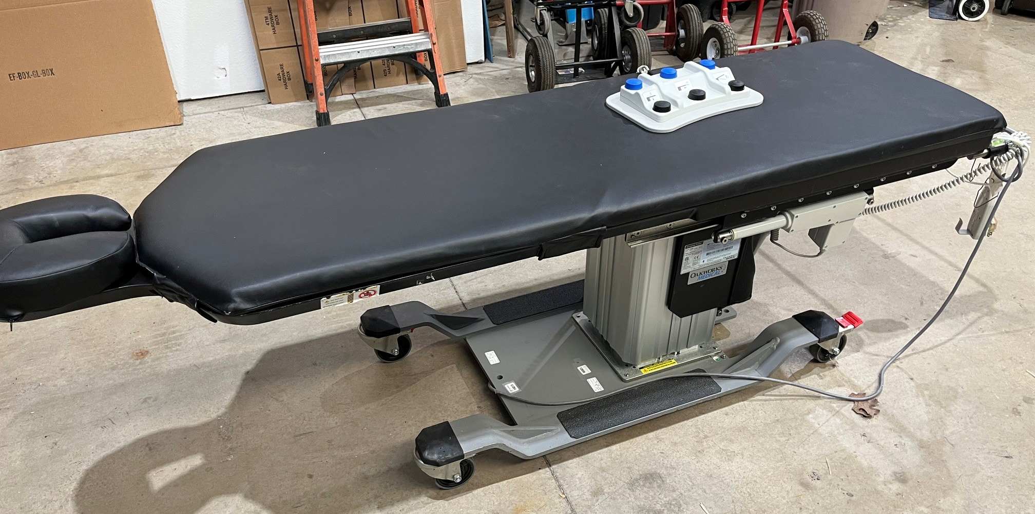 Used Oakworks CFPM301 Integrated Headrest Pain Management Table 