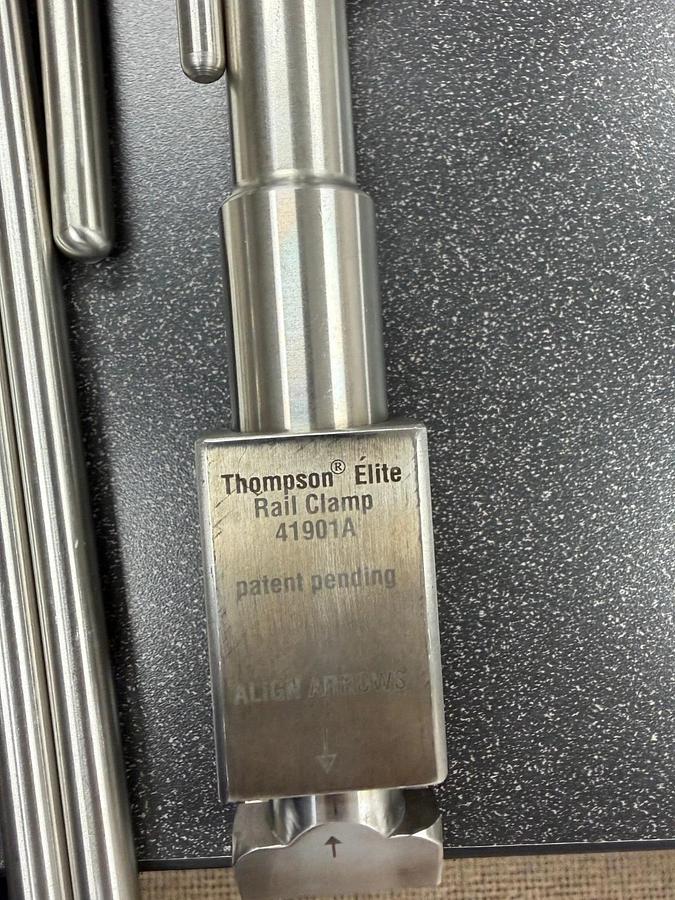 Used Thompson 41901A Elite Rail Clamp Set w Retractors