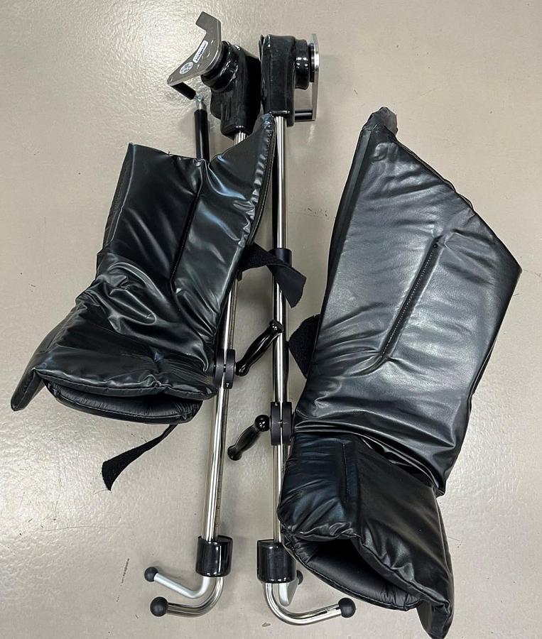 Used Allen Medical Ultrafin Lift Assist Stirrups w Pads - O-UFAS