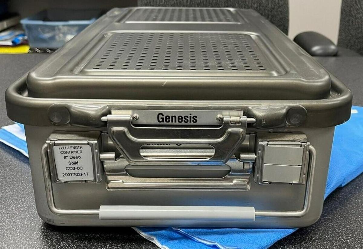 Used V. Mueller Genesis CareFusion Container 6" Deep CD3-6C