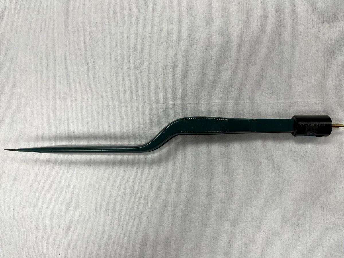 Used Kirwan Gerald 7.5" Bayonet Non-Stick Bipolar Forceps 11-1403AU