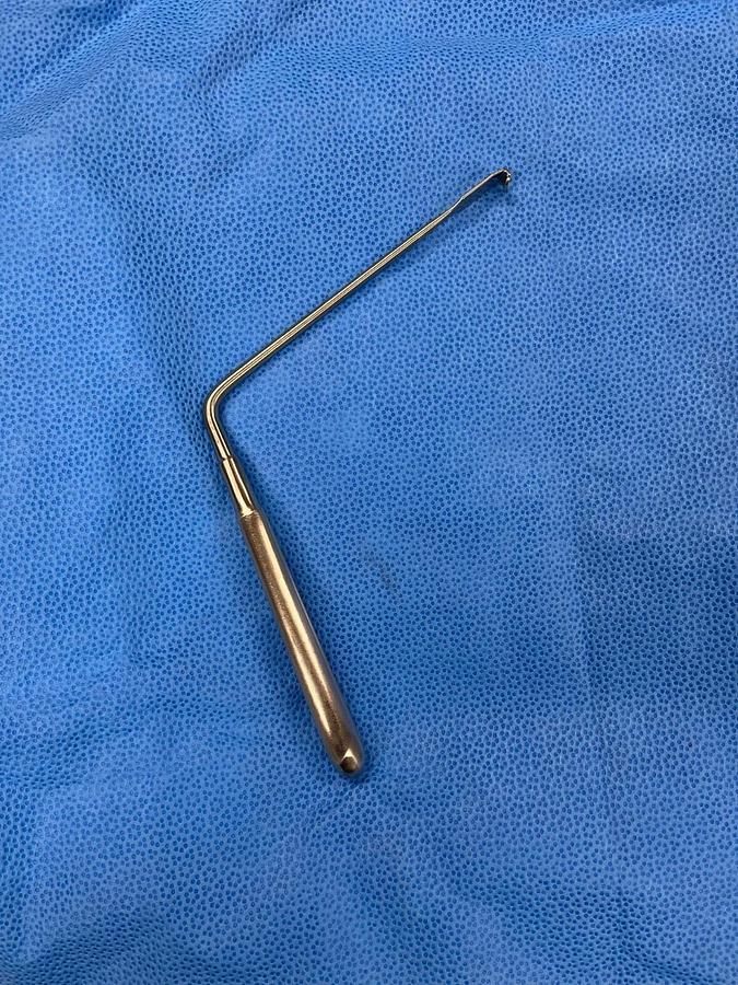 Used Jarit 285-431 Scoville Surgical Nerve Root Retractors - 105 Degrees Angled, 7"