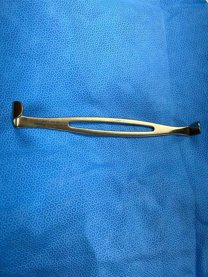 Used Jarit 200-105 U.S Army Surgical Retractor - Double Ended, 8-1/4"