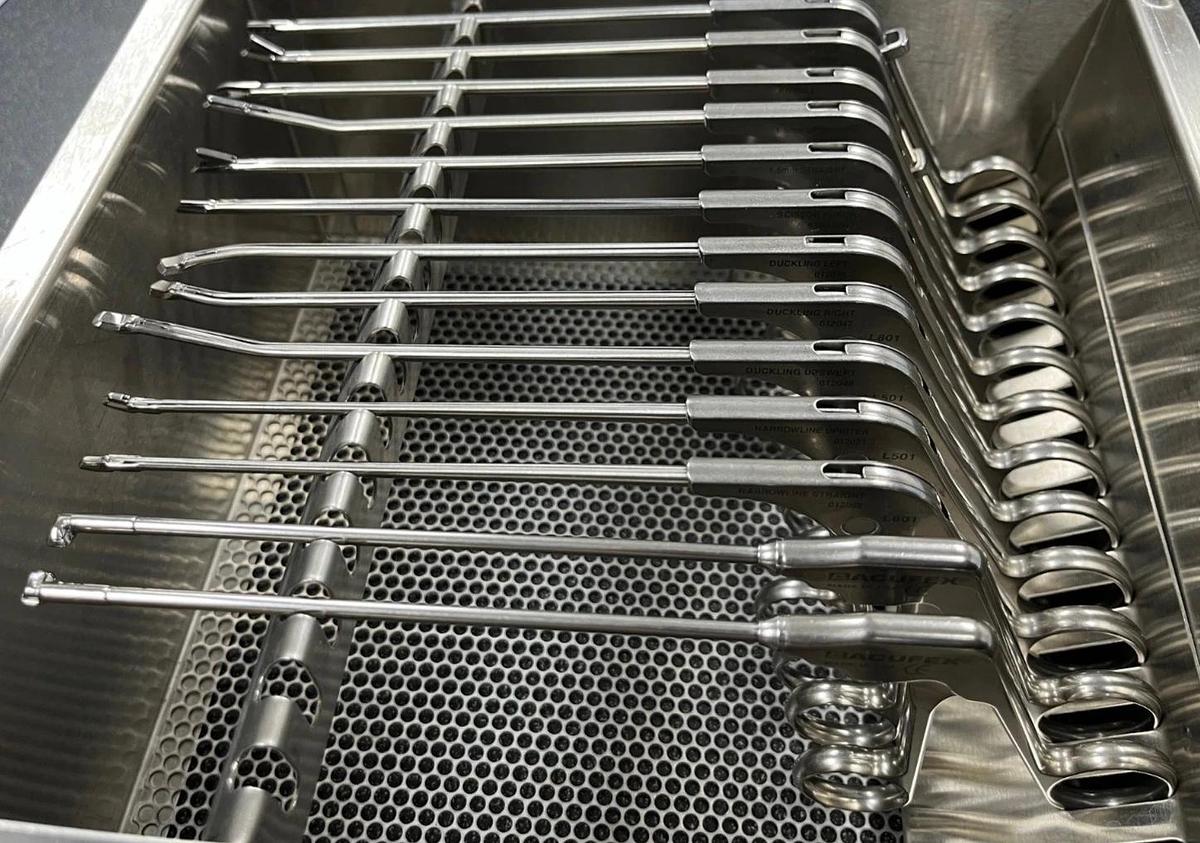 Used Acufex Arthroscopic Punches & Graspers With Tray - Set of 13
