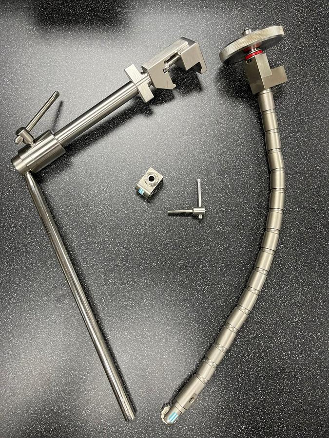 Used Medtronic Metrx Arm Set Bed Rail Attachment & METRX Flexible Arm