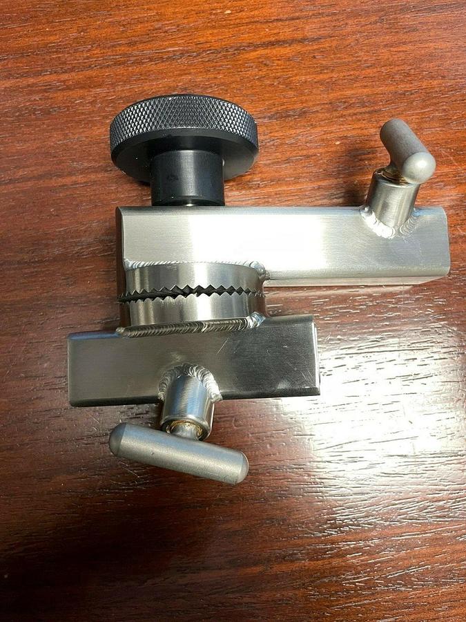 Used Mizuho OSI Hana Table Bracket For Lateral Perineal Post- 6850-180