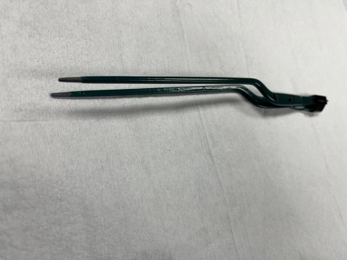 Used Kirwan Hardy 8.5" Bipolar Forceps Non-Stick With Stop 0.5mm tip 12-1635AU