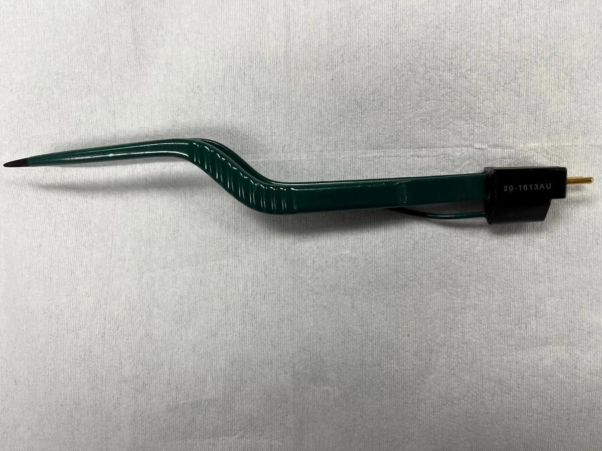 Used Kirwan Yasargil 6.25" Bayonet Non-Stick Bipolar Forceps 20-1613AU