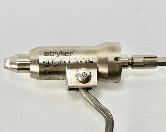 Used Stryker 6203-126 System 6 Adjustable Pin Collet 2.0mm - 3.2mm Orthopedic Trauma