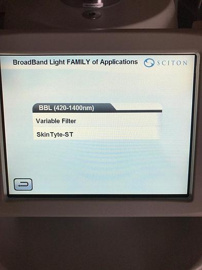 Used Sciton Profile w/ Dual (2) 1064 nm, Dual (2) 2940 nm w/ Profractional X BBL