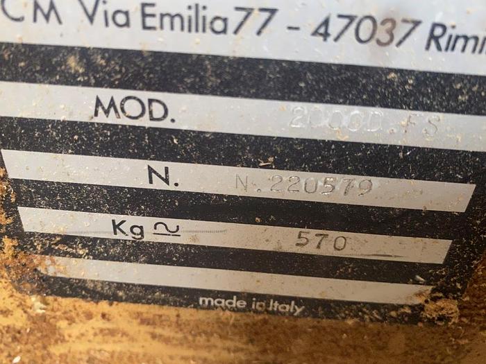 Used SCM L'invincibile 2000D Thickness Planer