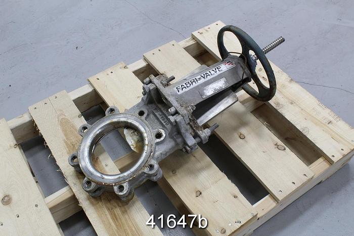 Used Fabri-Valve 6" Hand Operated Knife Gate #41647