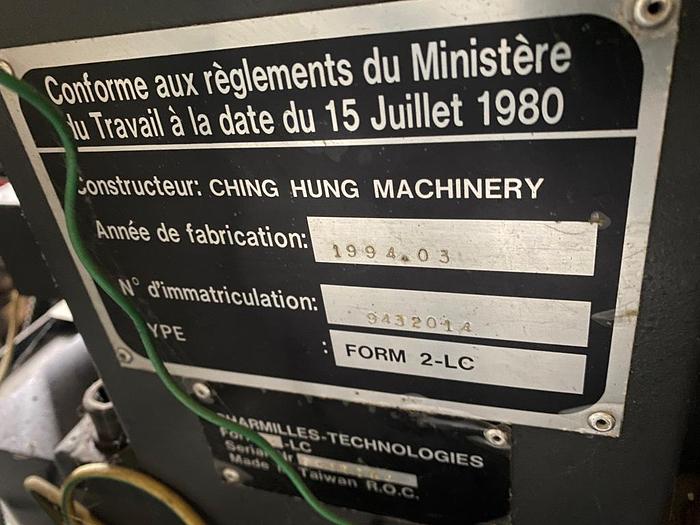 Used 1994 Charmilles Technologies Form 2-LC EDM Machine