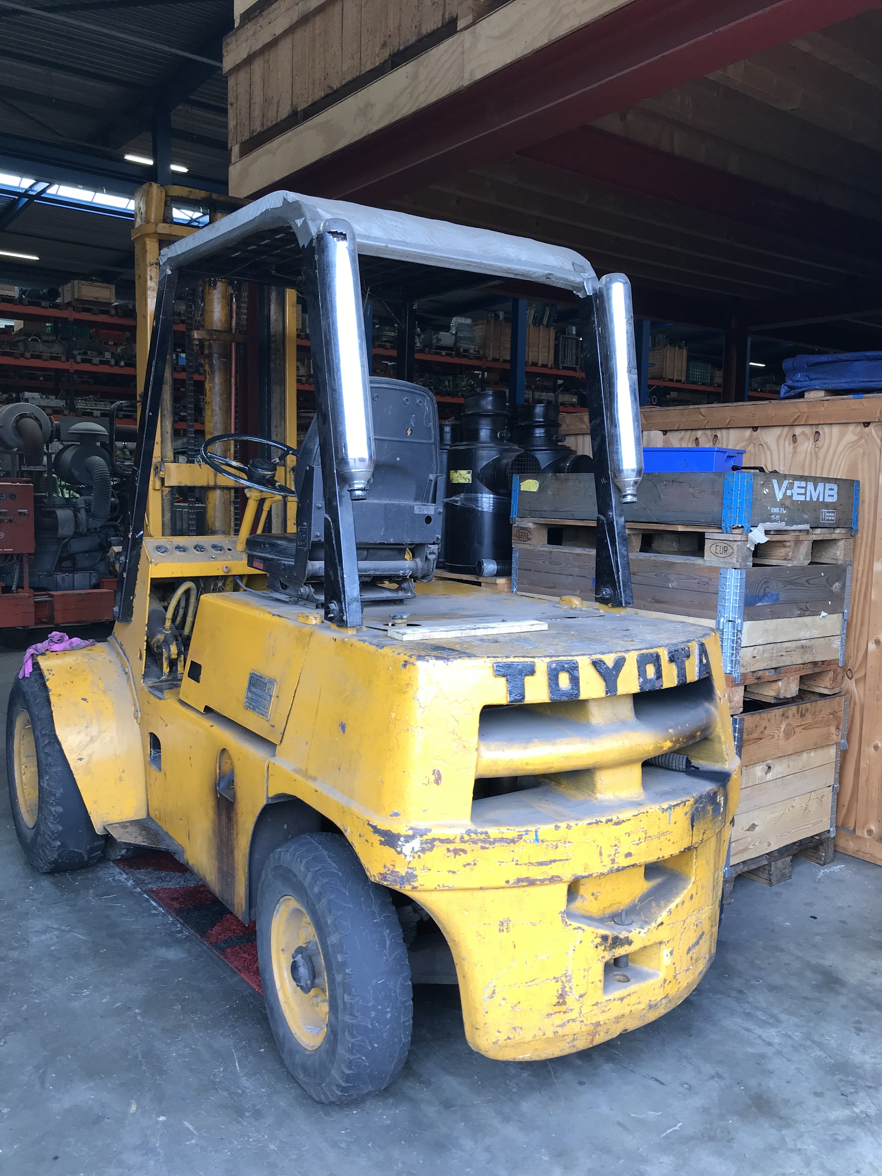 Used 1980 TOYOTA FD35 FORKLIFT TRUCK